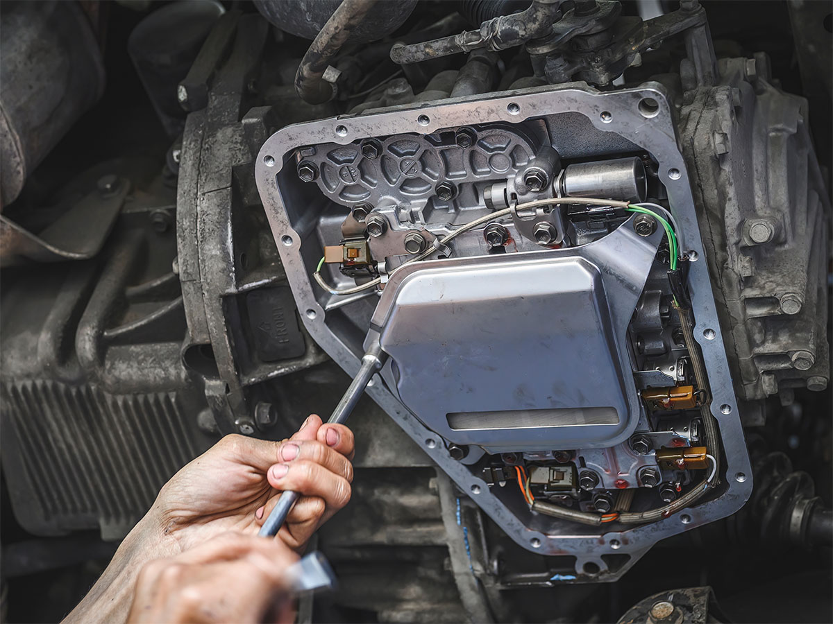 Transmission fluid and filter service